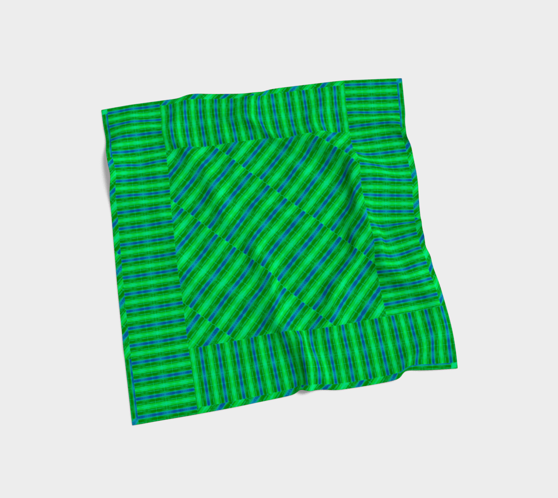 Silk Art Scarf (Vitta Serica Artis)(Rind Link Blue Logo) RJSTH@Fabric#10 RJSTHW2026 RJS