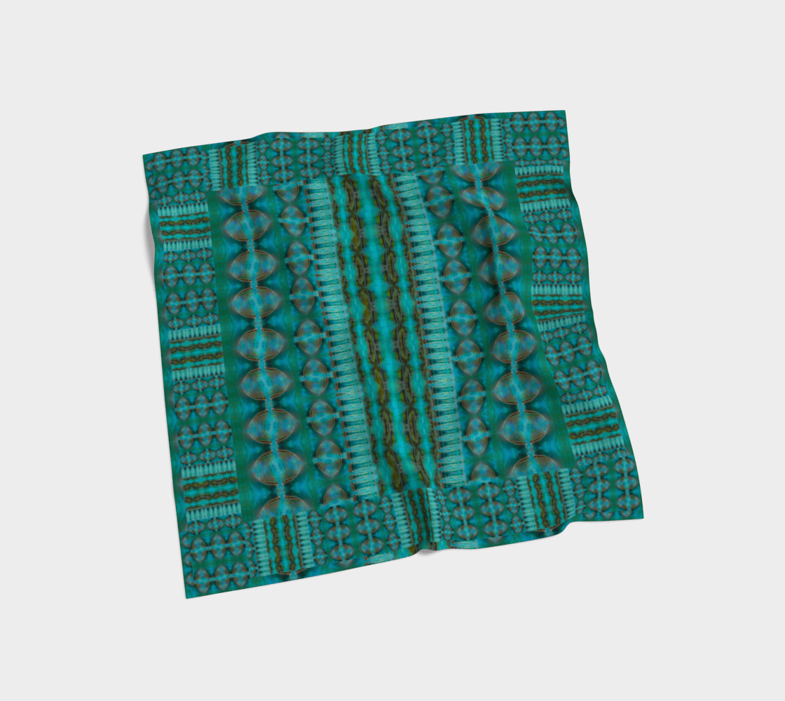 Silk Art Scarf (Vitta Serica Artis)(WindSong Flower Planck) RJSTH@Fabric#8 RJSTHS2026 RJS
