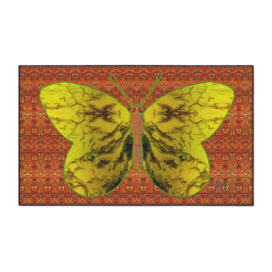 Heavy Duty Floor Mat (Butterfly Glade Denizen & Samhain Dream Thaw 15 & Orange Logo@Alchemic) RJSTH@Fabric#1_6 of 15 RJSTHw2025 RJS