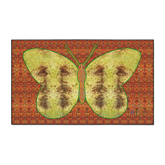 Heavy Duty Floor Mat (Butterfly Glade Denizen & Samhain Dream Thaw 15 & Orange Logo@Alchemic) RJSTH@Fabric#2_12 of 16 RJSTHw2025 RJS