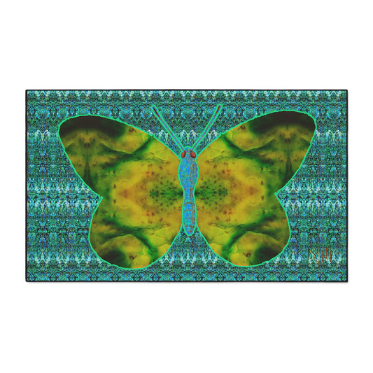 Heavy Duty Floor Mat (Butterfly Glade Denizen & Samhain Dream Thaw 12 & Blue Logo@Alchemic) RJSTH@Fabric#10_11 of 16 RJSTHw2025 RJS