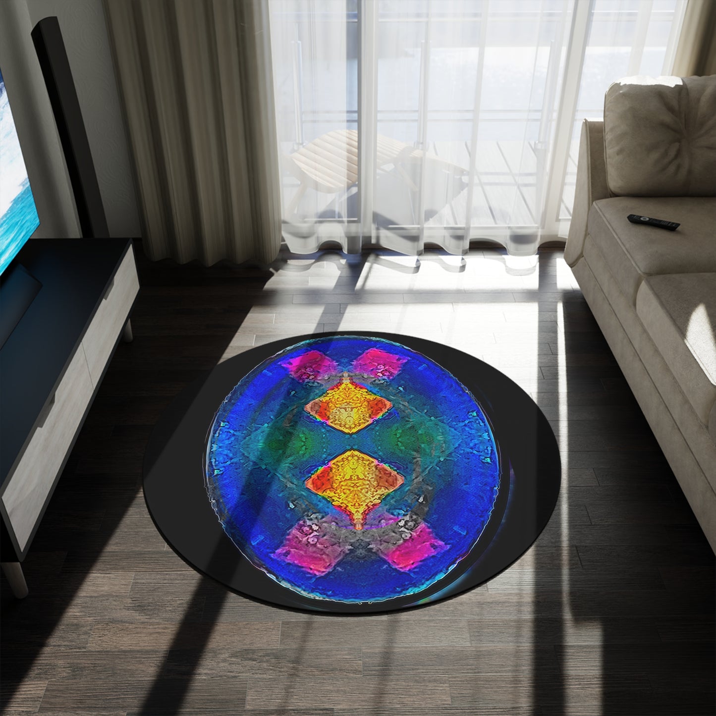 Circular Rug (Opal Skies Cantus Primus) RJSTHs2025 RJS