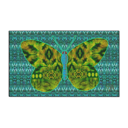 Heavy Duty Floor Mat (Butterfly Glade Denizen & Samhain Dream Thaw 12 & Blue Logo@Alchemic) RJSTH@Fabric#10_4 of 16 RJSTHw2025 RJS