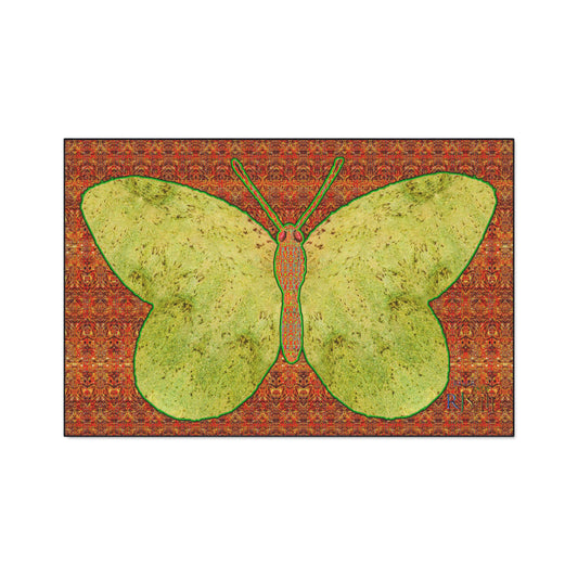 Heavy Duty Floor Mat (Butterfly Glade Denizen & Samhain Dream Thaw 15 & Orange Logo@Alchemic) RJSTH@Fabric#2_1 of 16 RJSTHw2025 RJS