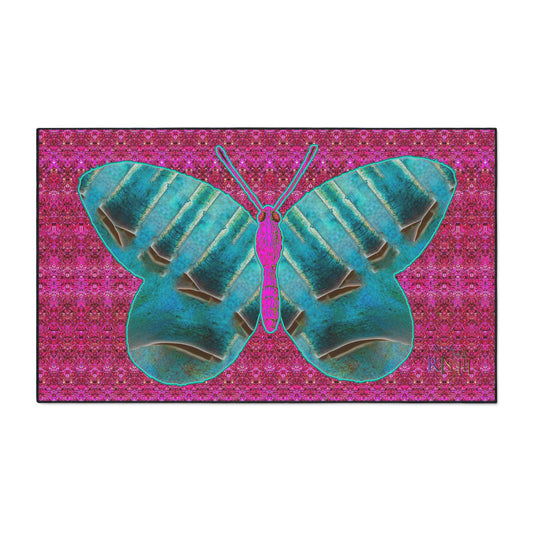 Heavy Duty Floor Mat (Butterfly Glade Denizen & Samhain Dream Thaw 13 & Pink Logo@Alchemic) RJSTH@Fabric#8_4 of 16 RJSTHw2025 RJS