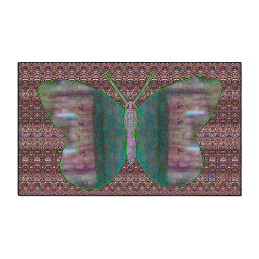 Heavy Duty Floor Mat (Butterfly Glade Denizen & Samhain Dream Thaw 14 & Purple Logo@Alchemic) RJSTH@Fabric#4_7 of 15 RJSTHw2025 RJS