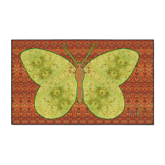 Heavy Duty Floor Mat (Butterfly Glade Denizen & Samhain Dream Thaw 15 & Orange Logo@Alchemic) RJSTH@Fabric#2_8 of 16 RJSTHw2025 RJS