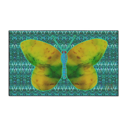 Heavy Duty Floor Mat (Butterfly Glade Denizen & Samhain Dream Thaw 12 & Blue Logo@Alchemic) RJSTH@Fabric#10_13 of 16 RJSTHw2025 RJS