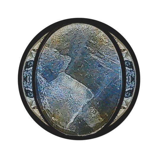 Circular Rug (Opal Skies Cantus Primus "Lūminōsitās") RJSTHs2025 RJS