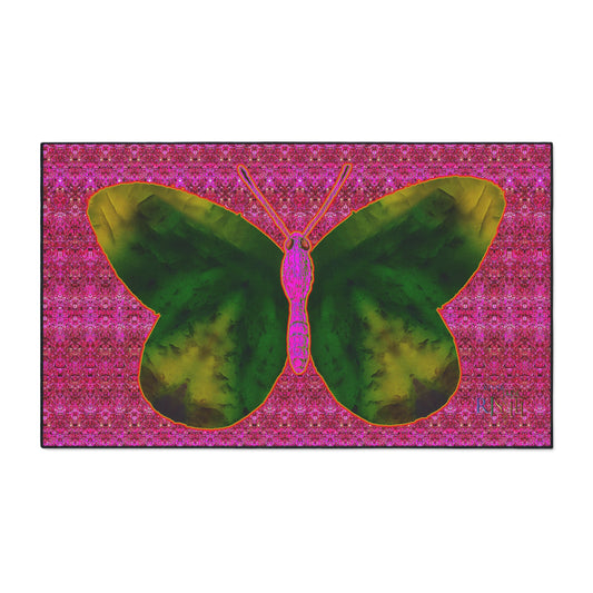 Heavy Duty Floor Mat (Butterfly Glade Denizen & Samhain Dream Thaw 13 & Pink Logo@Alchemic) RJSTH@Fabric#7_12 of 14 RJSTHw2025 RJS