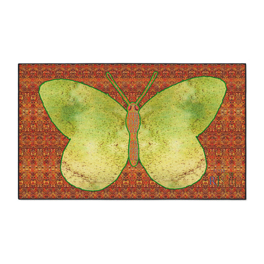 Heavy Duty Floor Mat (Butterfly Glade Denizen & Samhain Dream Thaw 15 & Orange Logo@Alchemic) RJSTH@Fabric#2_11 of 16 RJSTHw2025 RJS