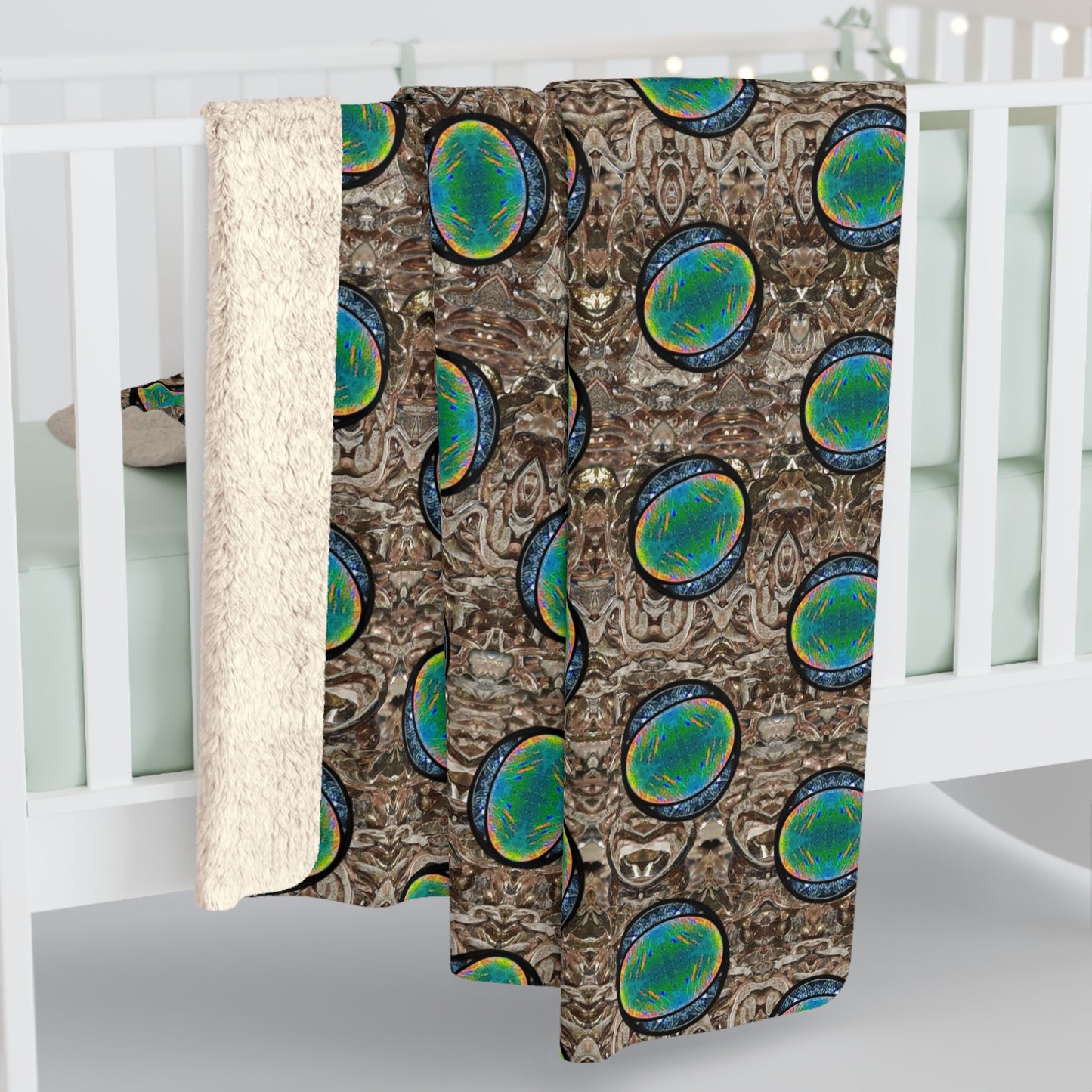 Caeli Opali Cantus Primus Sherpa Fleece Blanket (Samhain Dream Thaw 14 of 15 Quattuordecim ex Quindecim) RJSTHS2025 RJS