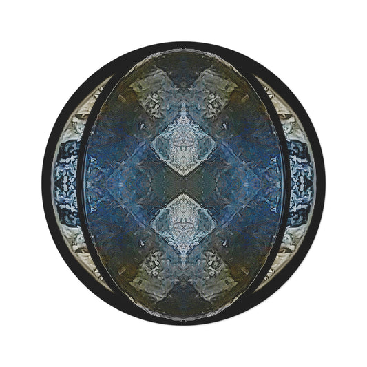 Circular Rug (Opal Skies Cantus Primus "Lūminōsitās") RJSTHs2025 RJS