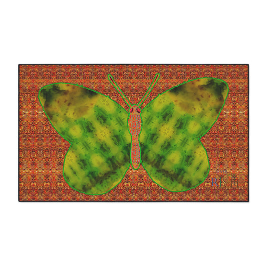 Heavy Duty Floor Mat (Butterfly Glade Denizen & Samhain Dream Thaw 15 & Orange Logo@Alchemic) RJSTH@Fabric#3_2 of 16 RJSTHw2025 RJS