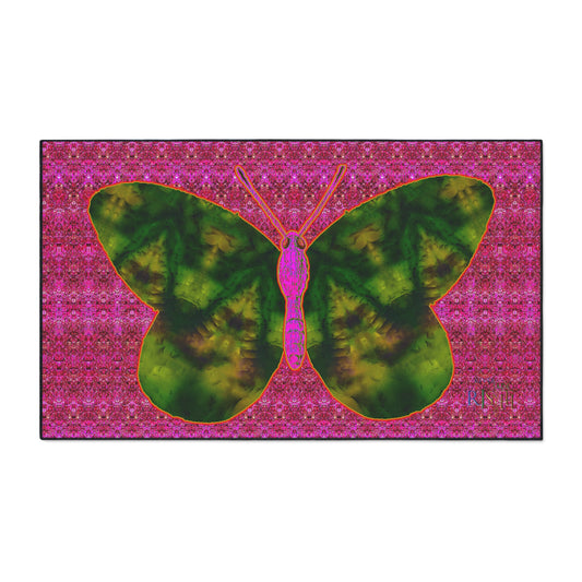 Heavy Duty Floor Mat (Butterfly Glade Denizen & Samhain Dream Thaw 13 & Pink Logo@Alchemic) RJSTH@Fabric#7_2 of 14 RJSTHw2025 RJS