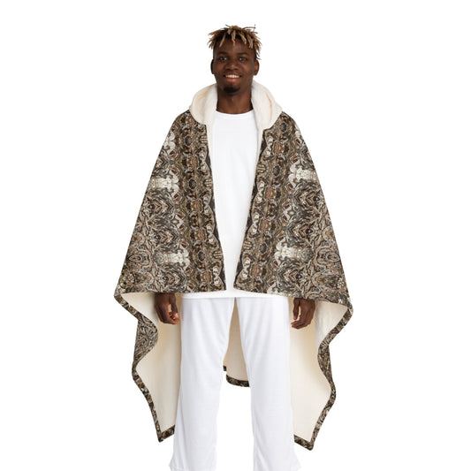 Cream Hooded Sherpa Fleece Blanket (Samhain Dream Thaw 1 of 15 Unus ex Quindecim) RJSTHw2023 RJS