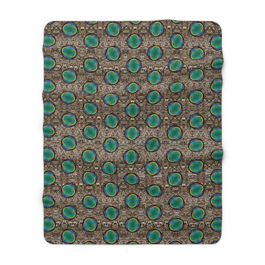 Caeli Opali Cantus Primus Sherpa Fleece Blanket (Samhain Dream Thaw 14 of 15 Quattuordecim ex Quindecim) RJSTHS2025 RJS