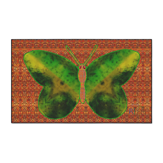 Heavy Duty Floor Mat (Butterfly Glade Denizen & Samhain Dream Thaw 15 & Orange Logo@Alchemic) RJSTH@Fabric#3_6 of 16 RJSTHw2025 RJS