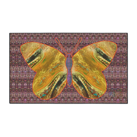 Heavy Duty Floor Mat (Butterfly Glade Denizen & Samhain Dream Thaw 14 & Purple Logo@Alchemic) RJSTH@Fabric#6_12 of 16 RJSTHw2025 RJS