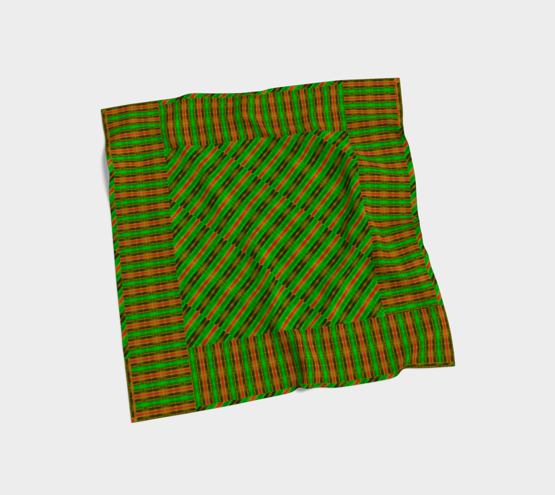 Silk Art Scarf (Vitta Serica Artis)(Rind Links Orange Logo) RJSTH@Fabric#1 RJSTHW2026 RJS