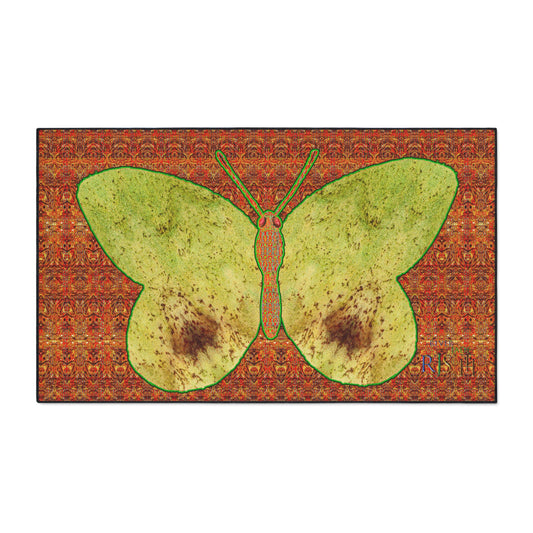 Heavy Duty Floor Mat (Butterfly Glade Denizen & Samhain Dream Thaw 15 & Orange Logo@Alchemic) RJSTH@Fabric#2_10 of 16 RJSTHw2025 RJS