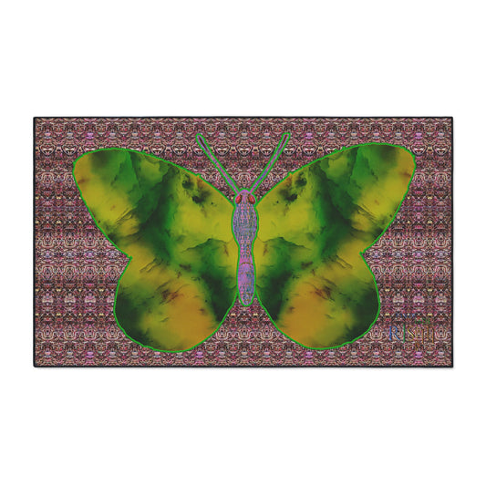Heavy Duty Floor Mat (Butterfly Glade Denizen & Samhain Dream Thaw 14 & Purple Logo@Alchemic) RJSTH@Fabric#5_17 of 18 RJSTHw2025 RJS