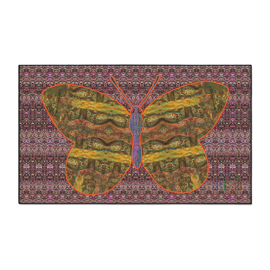 Heavy Duty Floor Mat (Butterfly Glade Denizen & Samhain Dream Thaw 14 & Purple Logo@Alchemic) RJSTH@Fabric#6_5 of 16 RJSTHw2025 RJS