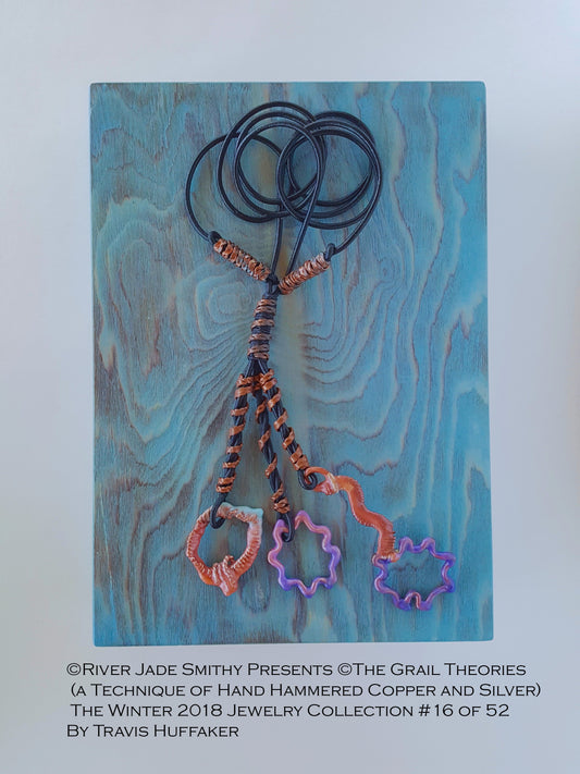 #16 of 52 ©The Grail Theories (a Technique of Hand Hammered Copper and Silver) River Jade Smithy