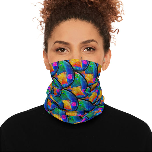 Lightweight Neck Gaiter (Unisex)(Opal Skies Cantus Primus) RJSTHs2024 RJS