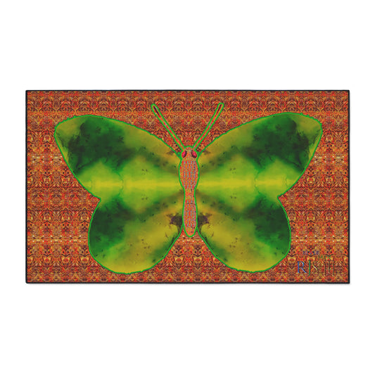 Heavy Duty Floor Mat (Butterfly Glade Denizen & Samhain Dream Thaw 15 & Orange Logo@Alchemic) RJSTH@Fabric#3_9 of 16 RJSTHw2025 RJS