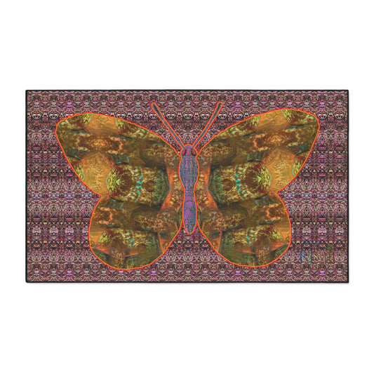 Heavy Duty Floor Mat (Butterfly Glade Denizen & Samhain Dream Thaw 14 & Purple Logo@Alchemic) RJSTH@Fabric#6_7 of 16 RJSTHw2025 RJS