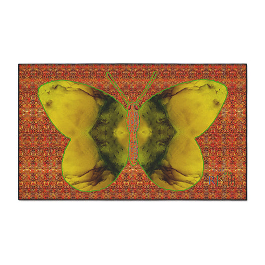 Heavy Duty Floor Mat (Butterfly Glade Denizen & Samhain Dream Thaw 15 & Orange Logo@Alchemic) RJSTH@Fabric#1_1 of 15 RJSTHw2025 RJS