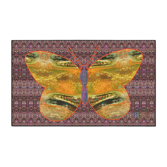 Heavy Duty Floor Mat (Butterfly Glade Denizen & Samhain Dream Thaw 14 & Purple Logo@Alchemic) RJSTH@Fabric#6_14 of 16 RJSTHw2025 RJS