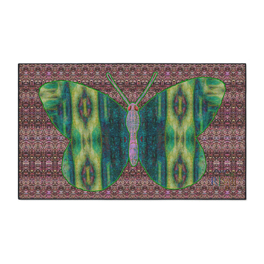 Heavy Duty Floor Mat (Butterfly Glade Denizen & Samhain Dream Thaw 14 & Purple Logo@Alchemic) RJSTH@Fabric#4_14 of 15 RJSTHw2025 RJS