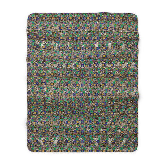 Caeli Opali Cantus Primus Sherpa Fleece Blanket (Samhain Dream Thaw 1 of 15 Unus ex Quindecim) RJSTHS2025 RJS