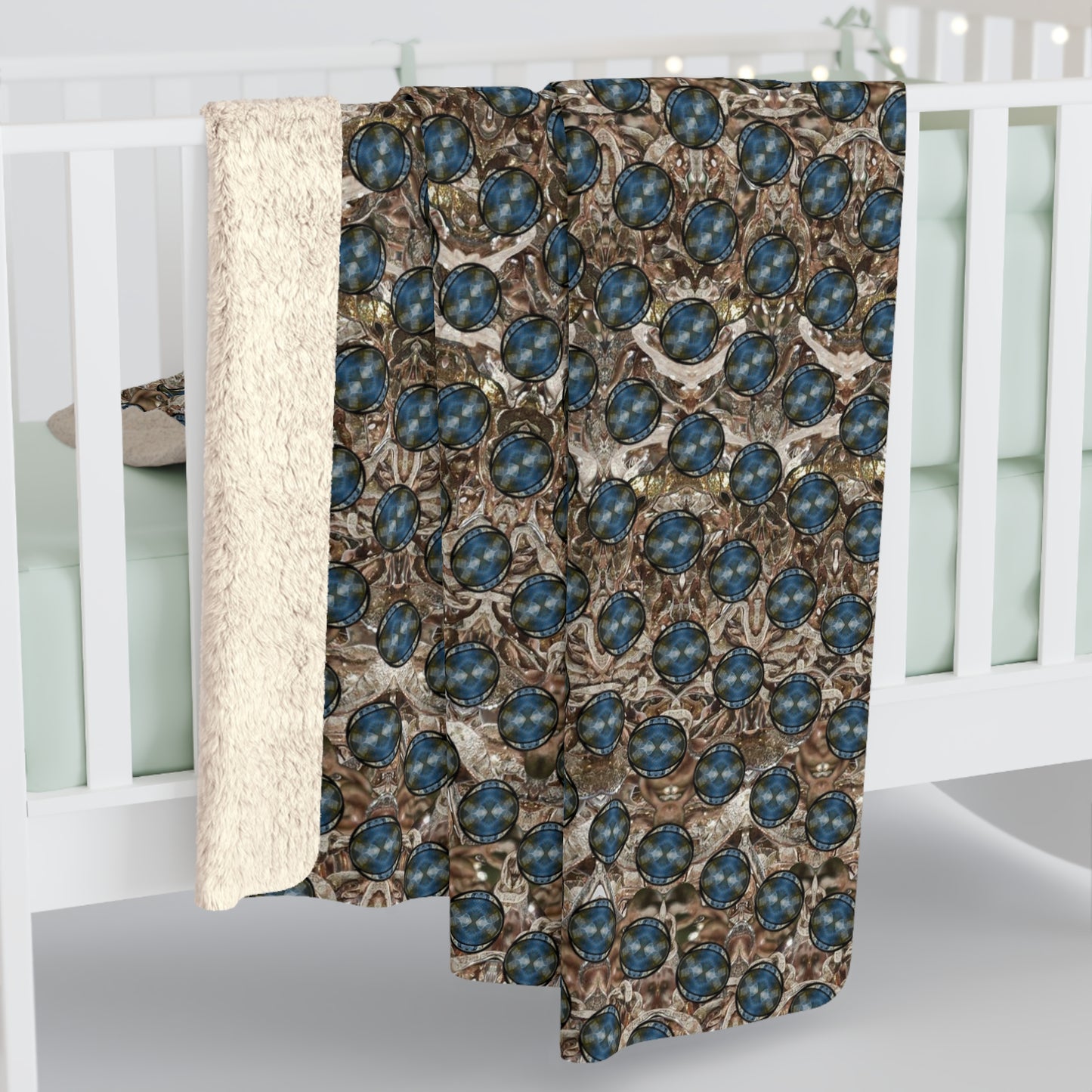 Caeli Opali Cantus Primus Sherpa Fleece Blanket (Samhain Dream Thaw 9 of 15 Novem ex Quindecim) RJSTHS2025 RJS