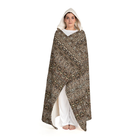 Cream Hooded Sherpa Fleece Blanket (Samhain Dream Thaw 14 of 15 Quattuordecim ex Quindecim) RJSTHw2023 RJS