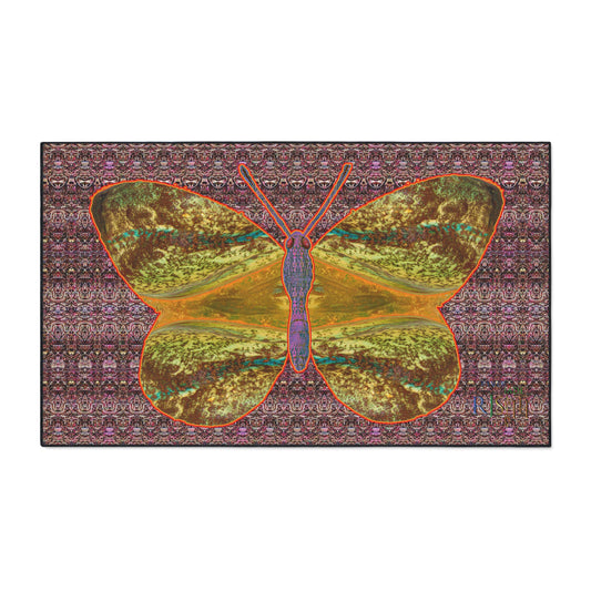 Heavy Duty Floor Mat (Butterfly Glade Denizen & Samhain Dream Thaw 14 & Purple Logo@Alchemic) RJSTH@Fabric#6_13 of 16 RJSTHw2025 RJS