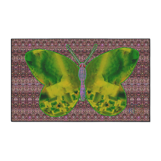 Heavy Duty Floor Mat (Butterfly Glade Denizen & Samhain Dream Thaw 14 & Purple Logo@Alchemic) RJSTH@Fabric#5_3 of 18 RJSTHw2025 RJS