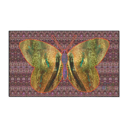 Heavy Duty Floor Mat (Butterfly Glade Denizen & Samhain Dream Thaw 14 & Purple Logo@Alchemic) RJSTH@Fabric#6_16 of 16 RJSTHw2025 RJS