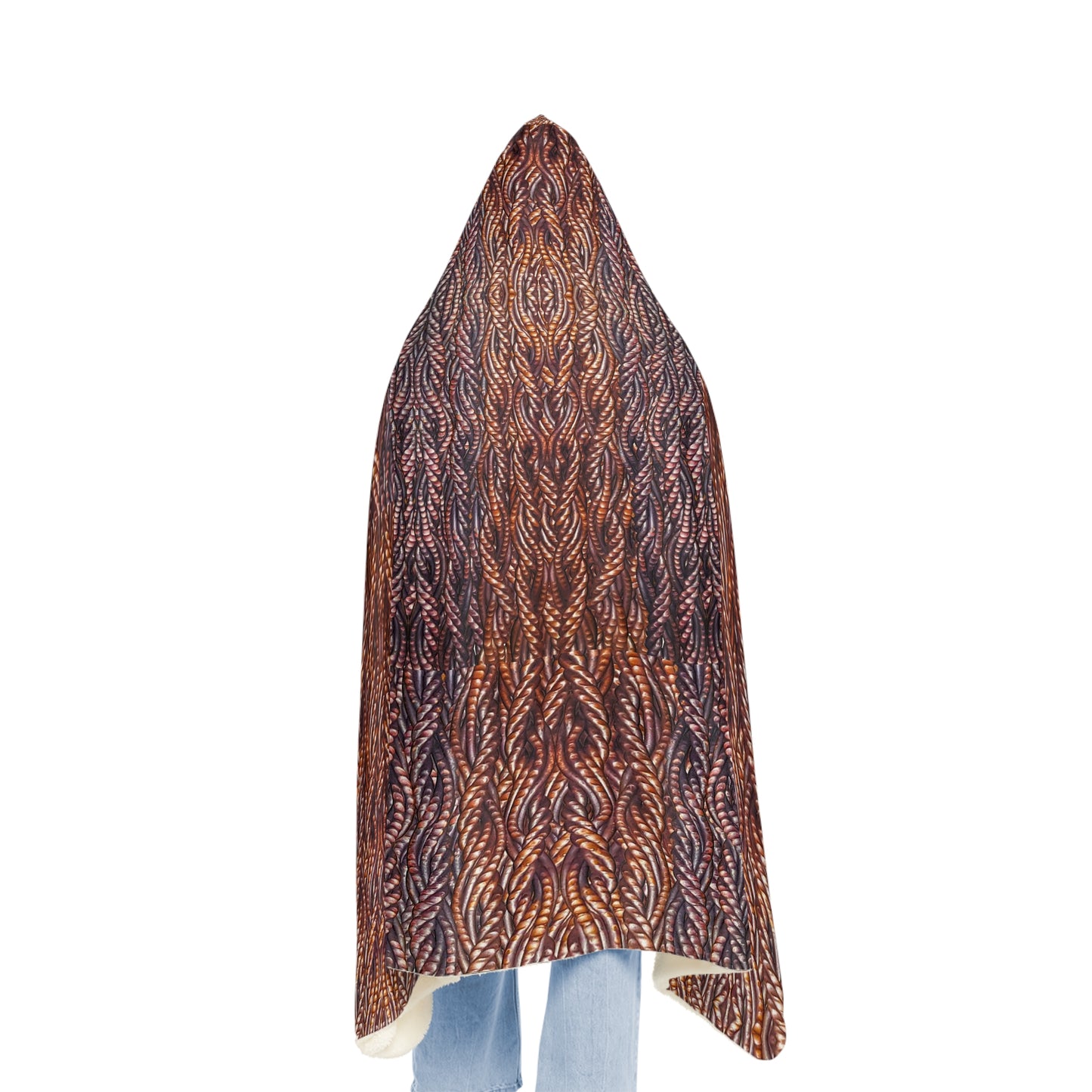 Hooded Snuggle Blanket (Grail Hearth Core Copper Fabric) RJSTHw2023 RJS