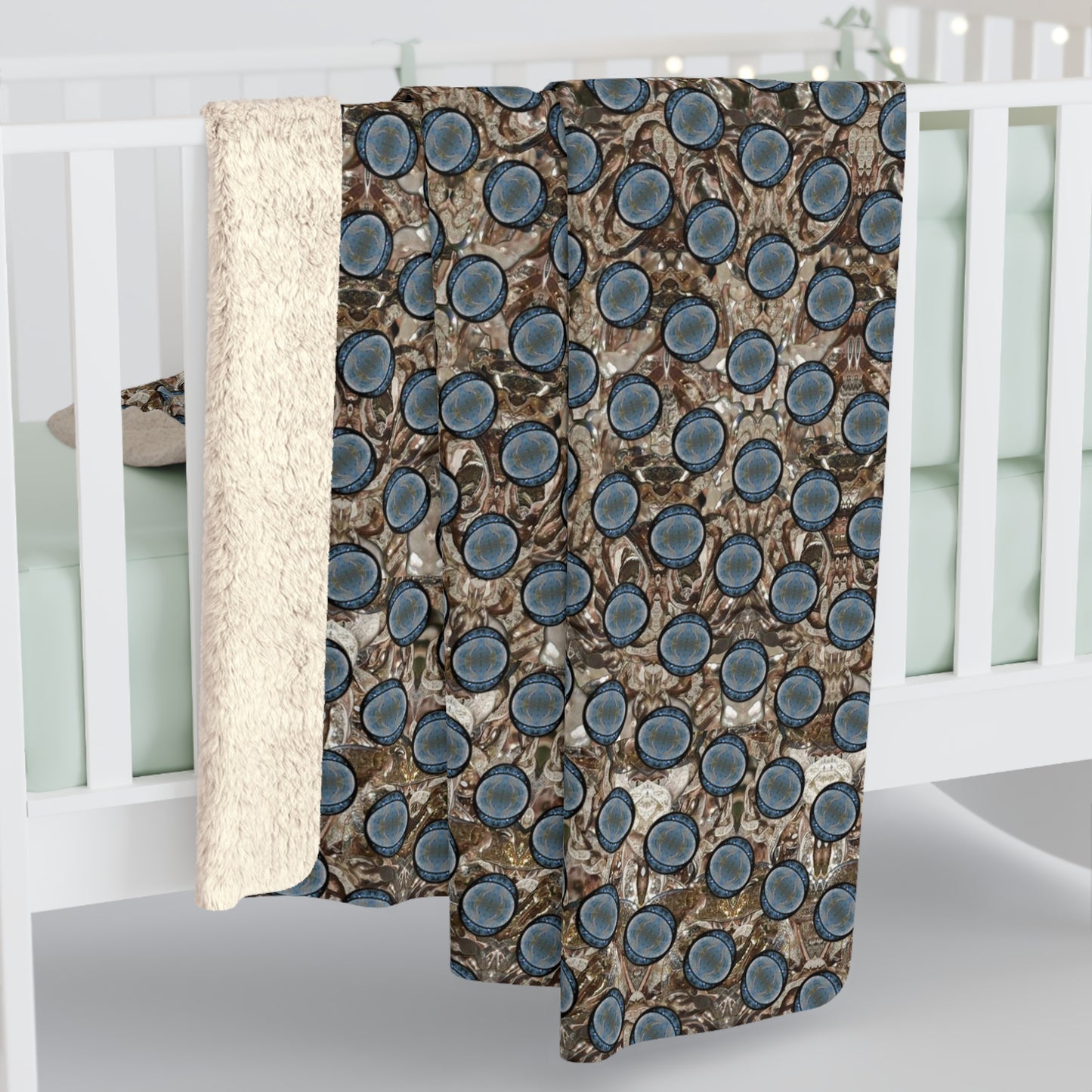 Caeli Opali Cantus Primus Sherpa Fleece Blanket (Samhain Dream Thaw 8 of 15 Octo ex Quindecim) RJSTHS2025 RJS