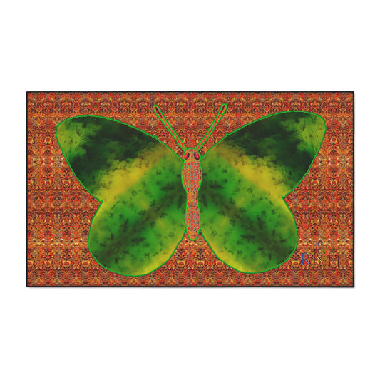 Heavy Duty Floor Mat (Butterfly Glade Denizen & Samhain Dream Thaw 15 & Orange Logo@Alchemic) RJSTH@Fabric#3_5 of 16 RJSTHw2025 RJS