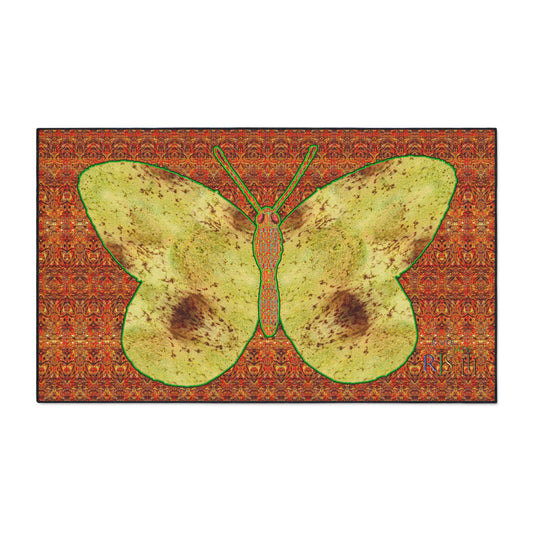 Heavy Duty Floor Mat (Butterfly Glade Denizen & Samhain Dream Thaw 15 & Orange Logo@Alchemic) RJSTH@Fabric#2_7 of 16 RJSTHw2025 RJS