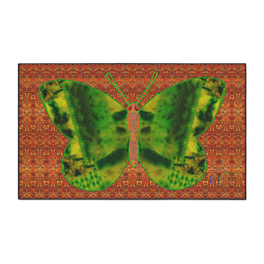 Heavy Duty Floor Mat (Butterfly Glade Denizen & Samhain Dream Thaw 15 & Orange Logo@Alchemic) RJSTH@Fabric#3_7 of 16 RJSTHw2025 RJS