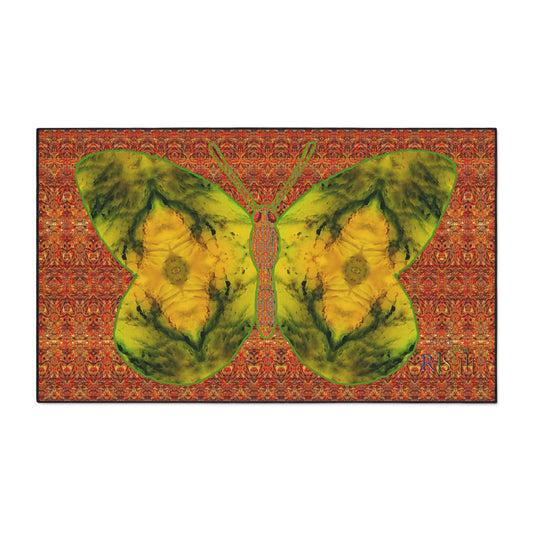 Heavy Duty Floor Mat (Butterfly Glade Denizen & Samhain Dream Thaw 15 & Orange Logo@Alchemic) RJSTH@Fabric#1_7 of 15 RJSTHw2025 RJS