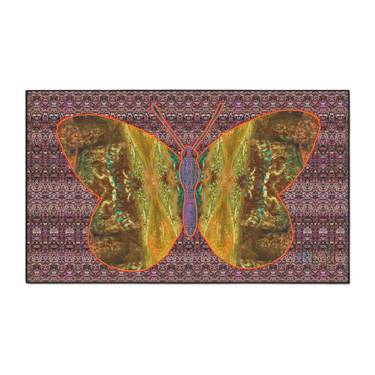 Heavy Duty Floor Mat (Butterfly Glade Denizen & Samhain Dream Thaw 14 & Purple Logo@Alchemic) RJSTH@Fabric#6_2 of 16 RJSTHw2025 RJS