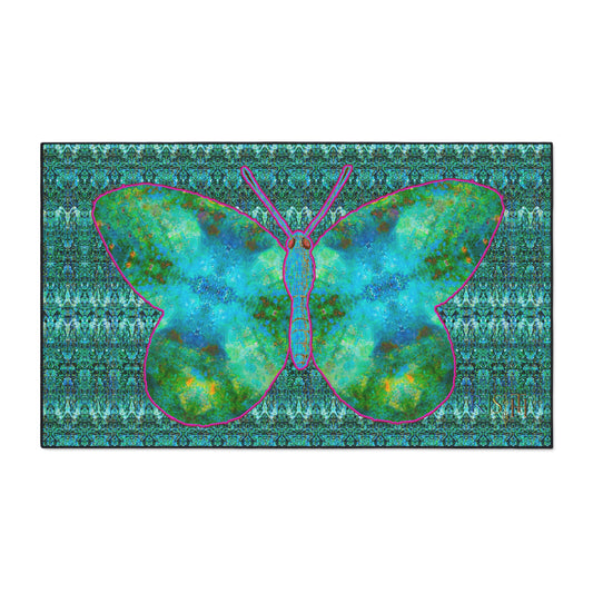 Heavy Duty Floor Mat (Butterfly Glade Denizen & Samhain Dream Thaw 12 & Blue Logo@Alchemic) RJSTH@Fabric#11_7 of 16 RJSTHw2025 RJS