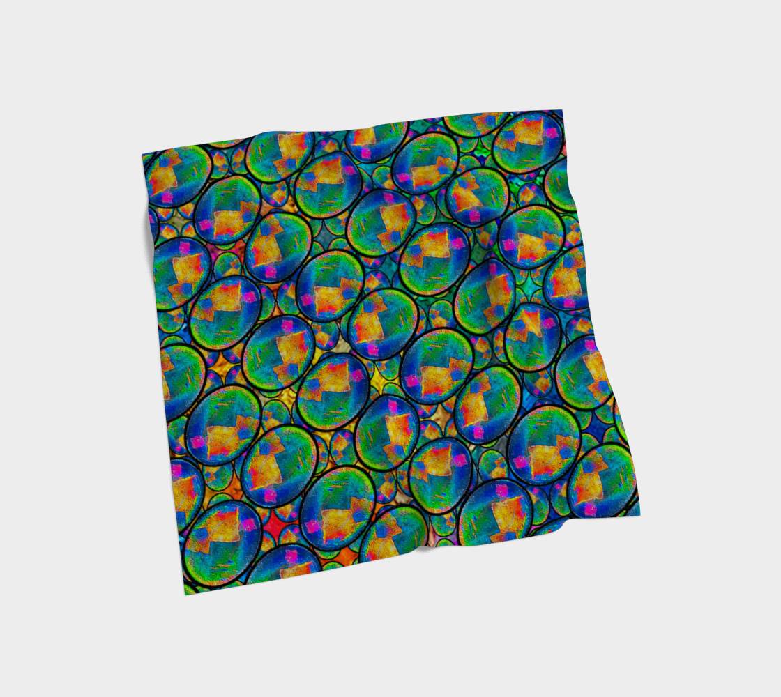 Silk Art Scarf (Vitta Serica Artis)(Opal Skies Cantus Primus) RJSTHW2026 RJS
