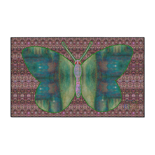 Heavy Duty Floor Mat (Butterfly Glade Denizen & Samhain Dream Thaw 14 & Purple Logo@Alchemic) RJSTH@Fabric#4_10 of 15 RJSTHw2025 RJS